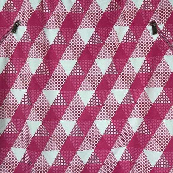 Tail‎ Activewear Pink White Geometric Skort Size S with Zip Pockets - Picture 10 of 10